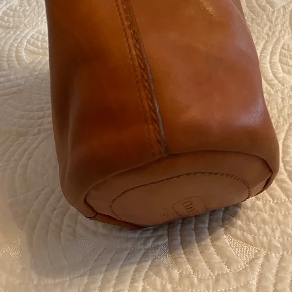 Coach Brown Leather Bucket Hobo Bag - Picture 3 of 16